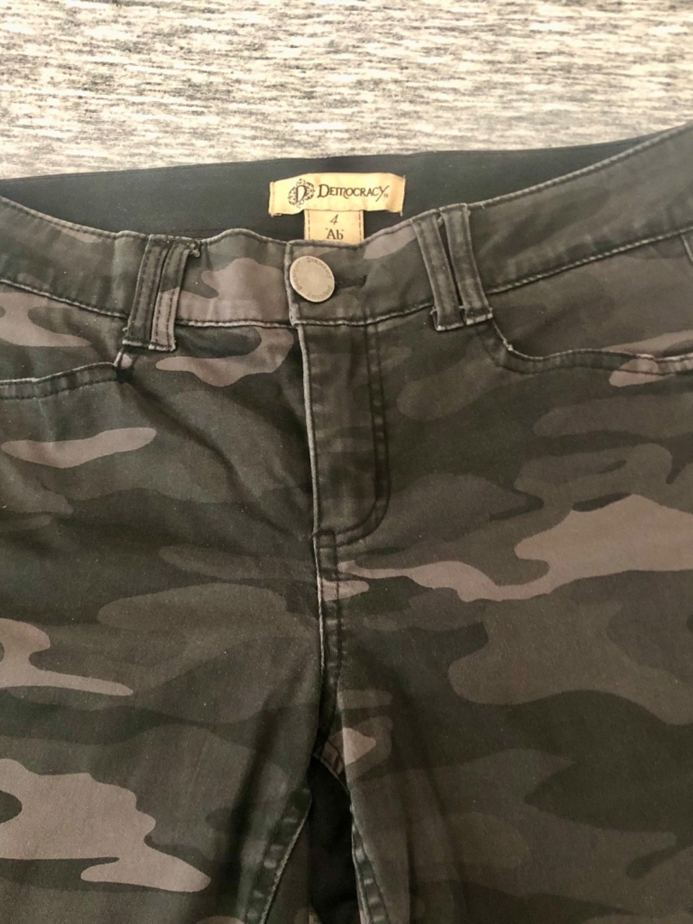 Democracy Ab Technology Dark Camoflauge Stretch Jeans - Picture 3 of 4